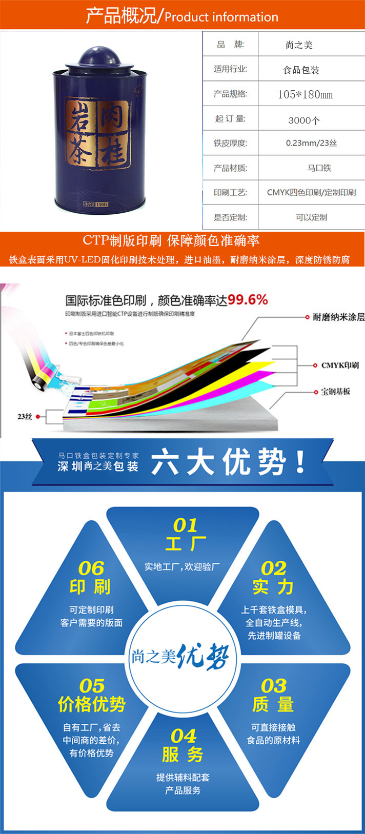 內(nèi)塞蓋茶葉鐵罐